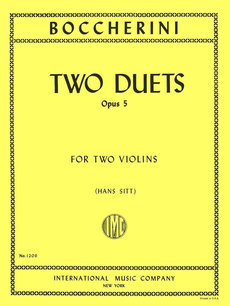 2 Duetti Op. 5 (Sitt)